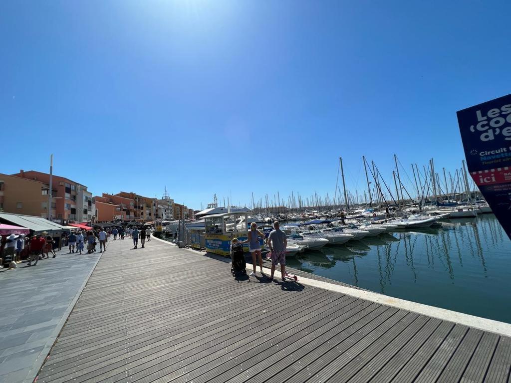 Super T2 Joli Balcon Centre Port Du Cap D'Agde Daire Dış mekan fotoğraf